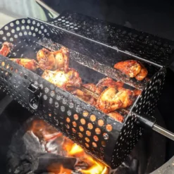 Big Green Egg Ronde Spit Mand, Tumbler Basket Voor Rotisserie -Keukengrill big green egg ronde spit mand tumbler basket voor 1