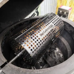 Big Green Egg Ronde Spit Mand, Tumbler Basket Voor Rotisserie -Keukengrill big green egg ronde spit mand tumbler basket voor 3