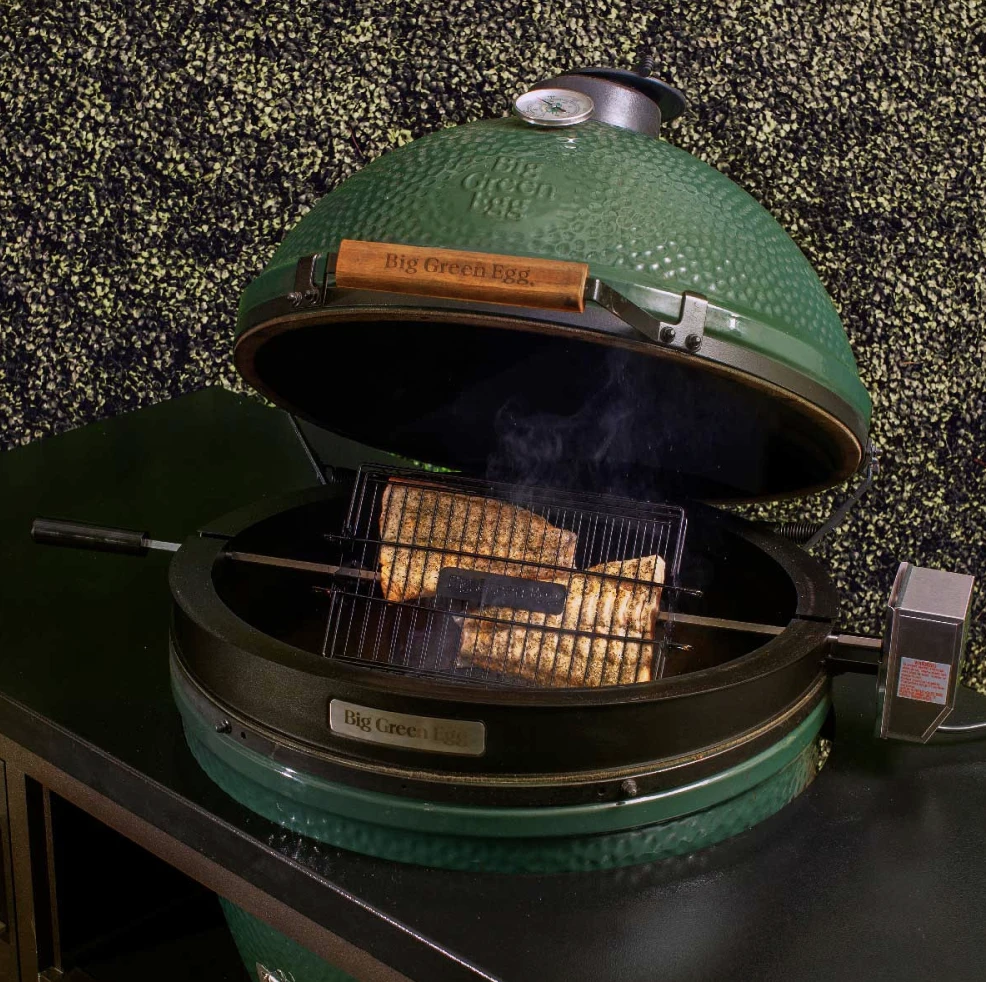 Big Green Egg Rotisserie BBQ Spit Big Green Egg Rotisserie BBQ Spit -Keukengrill big green egg rotisserie bbq spit 5