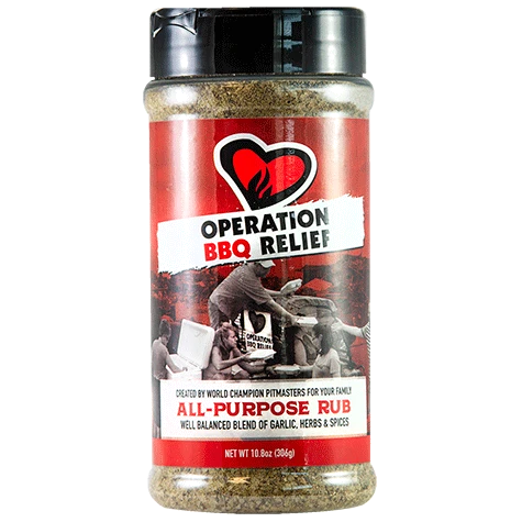 Operation BBQ Relief All Purpose Rub 10.9 oz Operation BBQ Relief All Purpose Rub 10.9 Oz -Keukengrill image 109