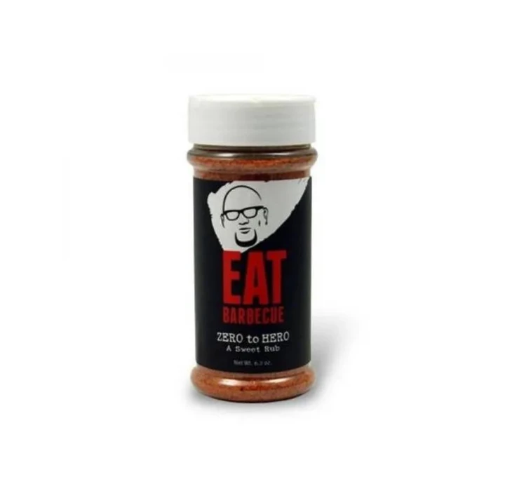 Eat BBQ Zero to Hero Sweet BBQ Rub 6.7oz Eat BBQ Zero To Hero Sweet BBQ Rub 6.7oz -Keukengrill image 118