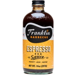 Franklin Barbecue Espresso BBQ Sauce 14 Oz