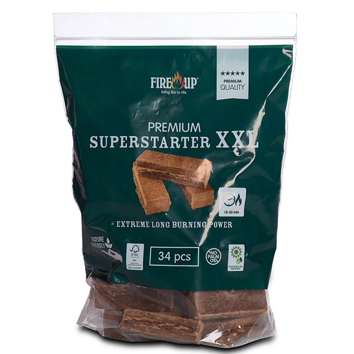 Fire-Up Premium Super Starters XXL circa 34 stuks Fire-Up Premium Super Starters XXL Circa 34 Stuks -Keukengrill image 225