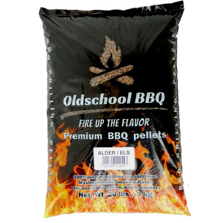 Oldschool BBQ Alder Pellets 9 kg Oldschool BBQ Alder Pellets 9 Kg -Keukengrill image 243