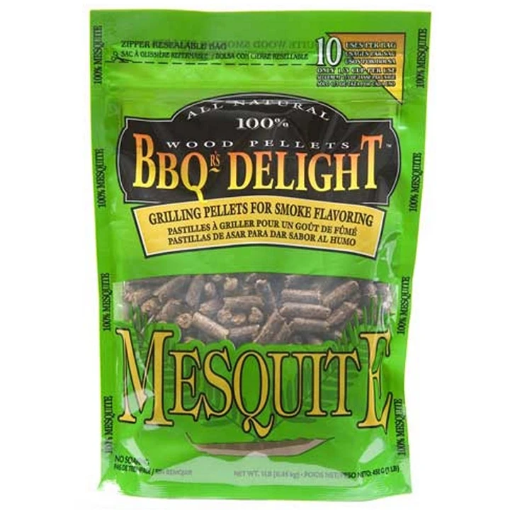 BBQ Delight Mesquite BBQ Pellets 450 gram BBQ Delight Mesquite BBQ Pellets 450 Gram -Keukengrill image 280