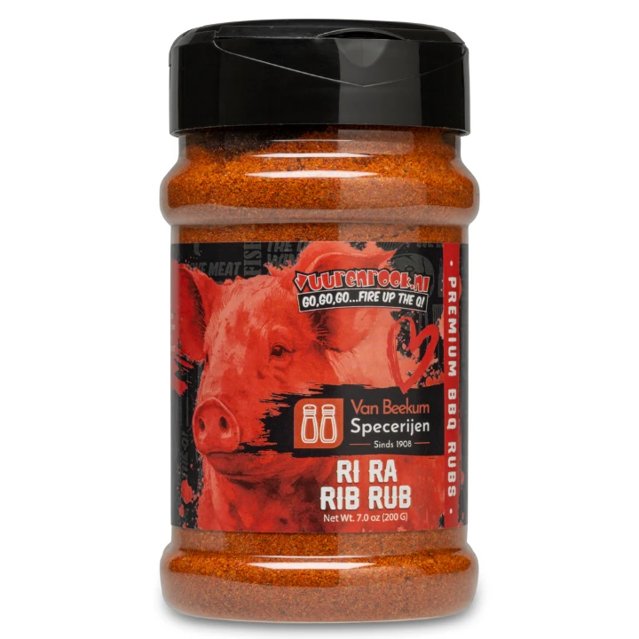Vuur&Rook Ri Ra Rib Rub 200 gram Vuur&Rook Ri Ra Rib Rub 200 Gram -Keukengrill image 32