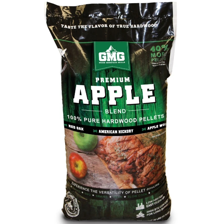 Green Mountain Premium Appel Blend Eik/Hickory/Appel BBQ Pellets 12,7 kilo Green Mountain Premium Appel Blend Eik/Hickory/Appel BBQ Pellets 12,7 Kilo -Keukengrill image 320