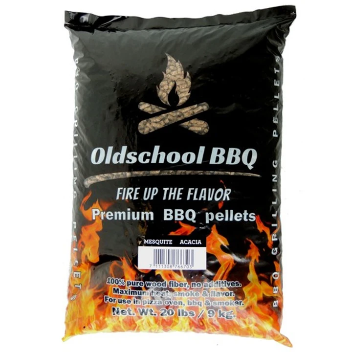 Oldschool BBQ Mesquite / Acacia Pellets 9 kg Oldschool BBQ Mesquite / Acacia Pellets 9 Kg -Keukengrill image 331