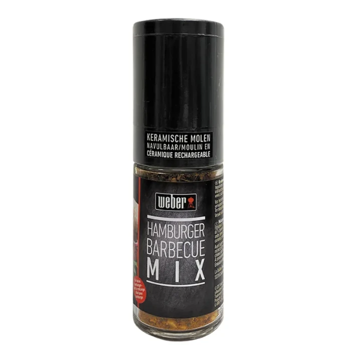 Weber Keramische Kruidenmolen Hamburger BBQ Mix 58 gram Weber Keramische Kruidenmolen Hamburger BBQ Mix 58 Gram -Keukengrill image 95