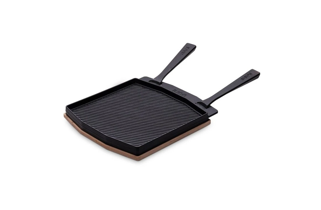 Ooni Dubbelzijdige Grizzlerplaat Met Afneembare Greep En Houten Bord Ooni Dubbelzijdige Grizzlerplaat Met Afneembare Greep En Houten Bord -Keukengrill ooni dubbelzijdige grizzlerplaat met afneembare gr 1