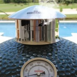 Smokeware RVS Chimney Cap -Keukengrill smokeware rvs chimney cap 2